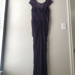 Brideamaid ADRIANNA PAPELL Purple formal dress